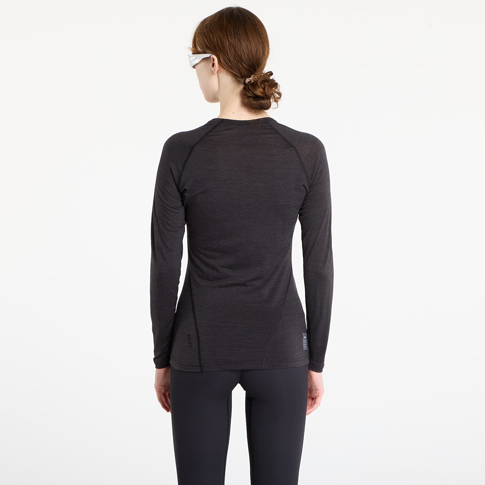 Women's tank tops SOAR Ls Merino Silk Base Dark Grey