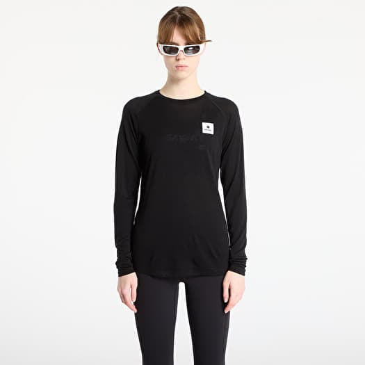 Maglietta SAYSKY W Merino 165 Base Layer Long Sleeve Black