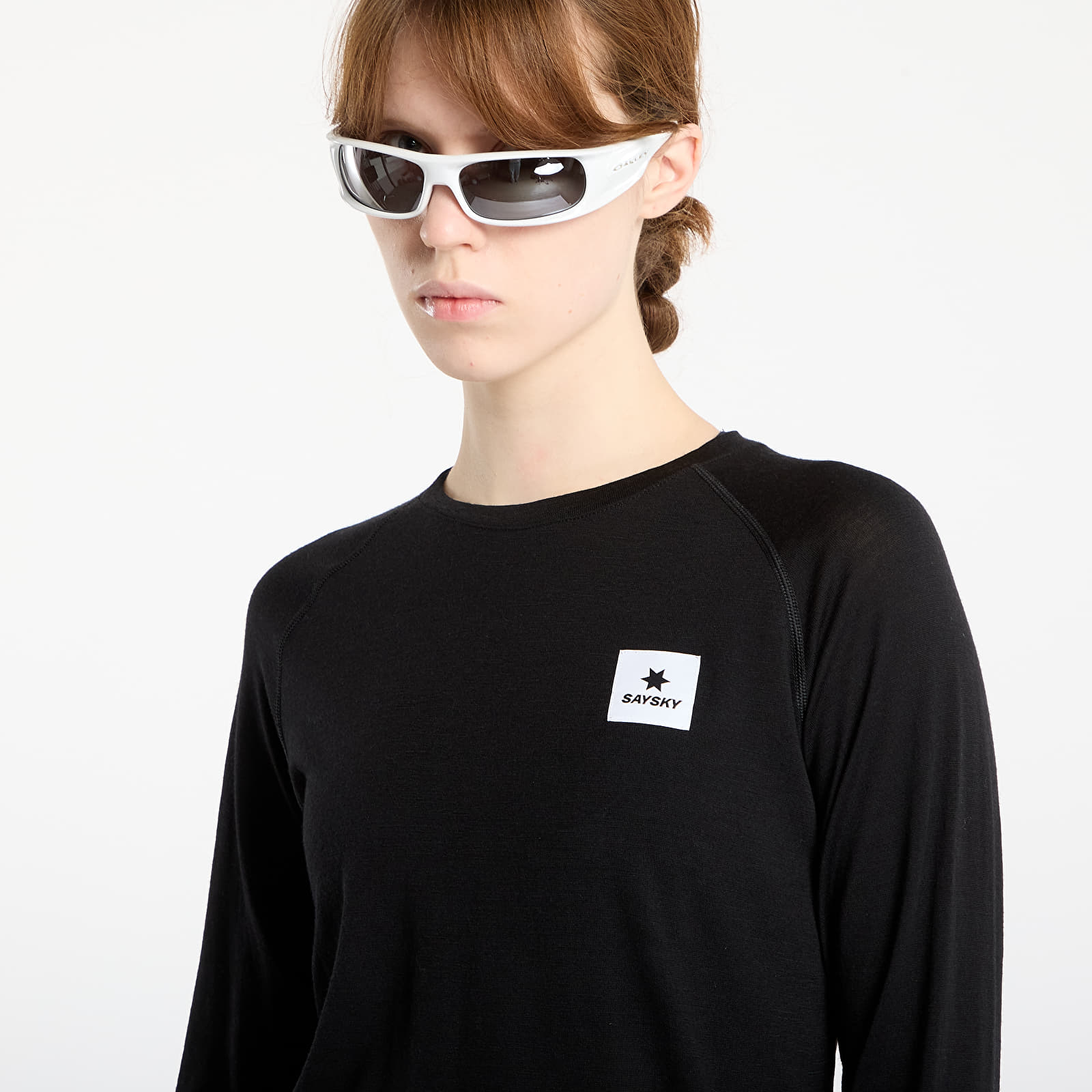 Meeste T-särgid SAYSKY W Merino 165 Base Layer Long Sleeve Black
