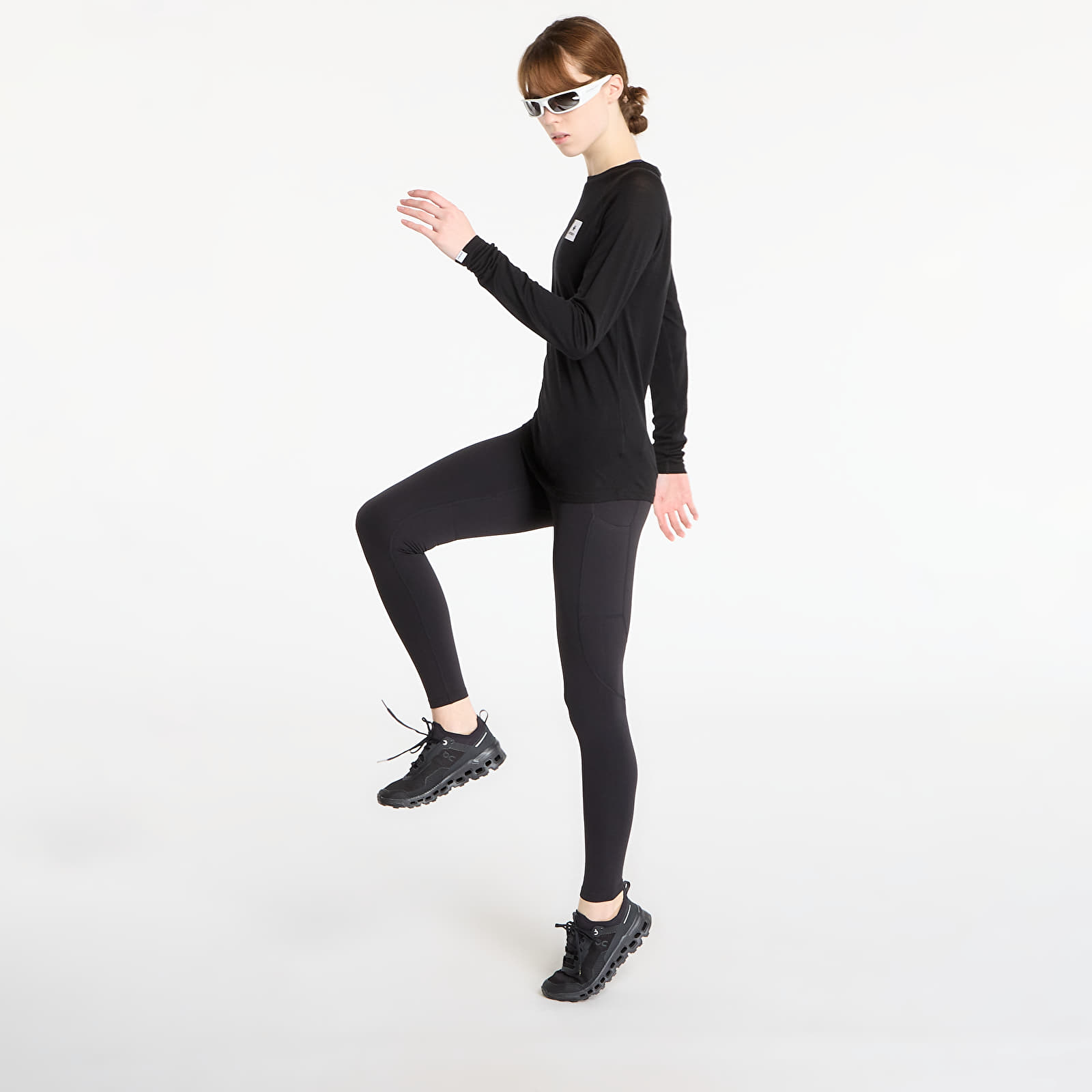 Meeste T-särgid SAYSKY W Merino 165 Base Layer Long Sleeve Black