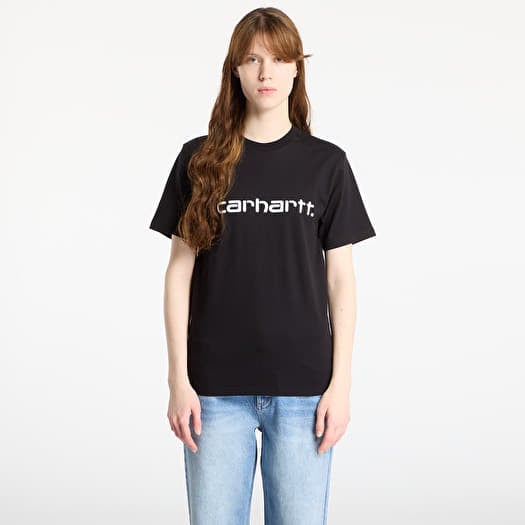 T-shirt Carhartt WIP S/S Script T-Shirt Black/ White