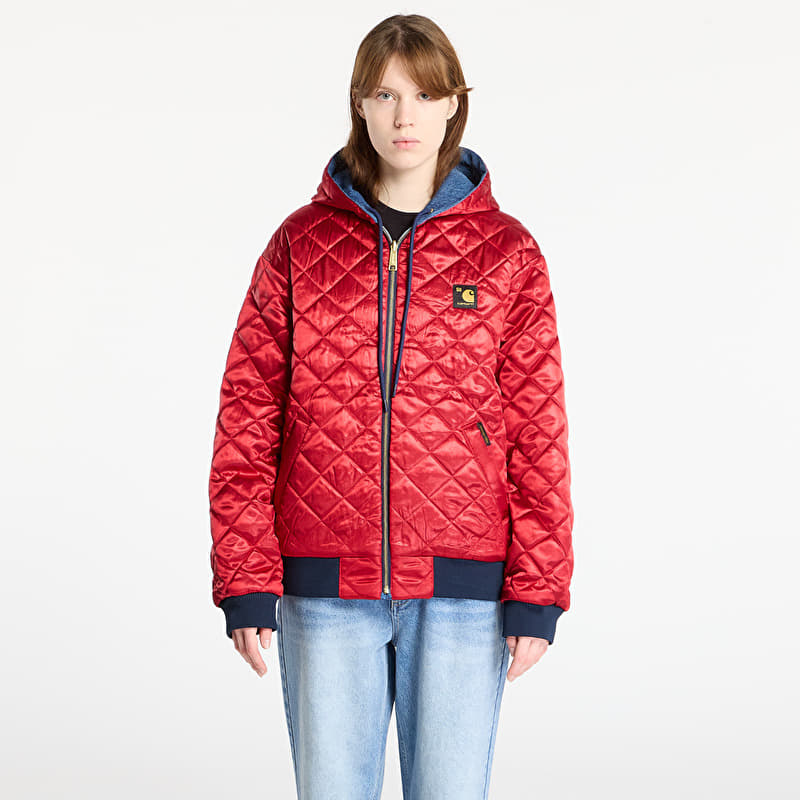 Jachetă Carhartt WIP 50 Years Anniversary OG Active Jacket Canvas UNISEX Blue/ USA Red Stone Bleached