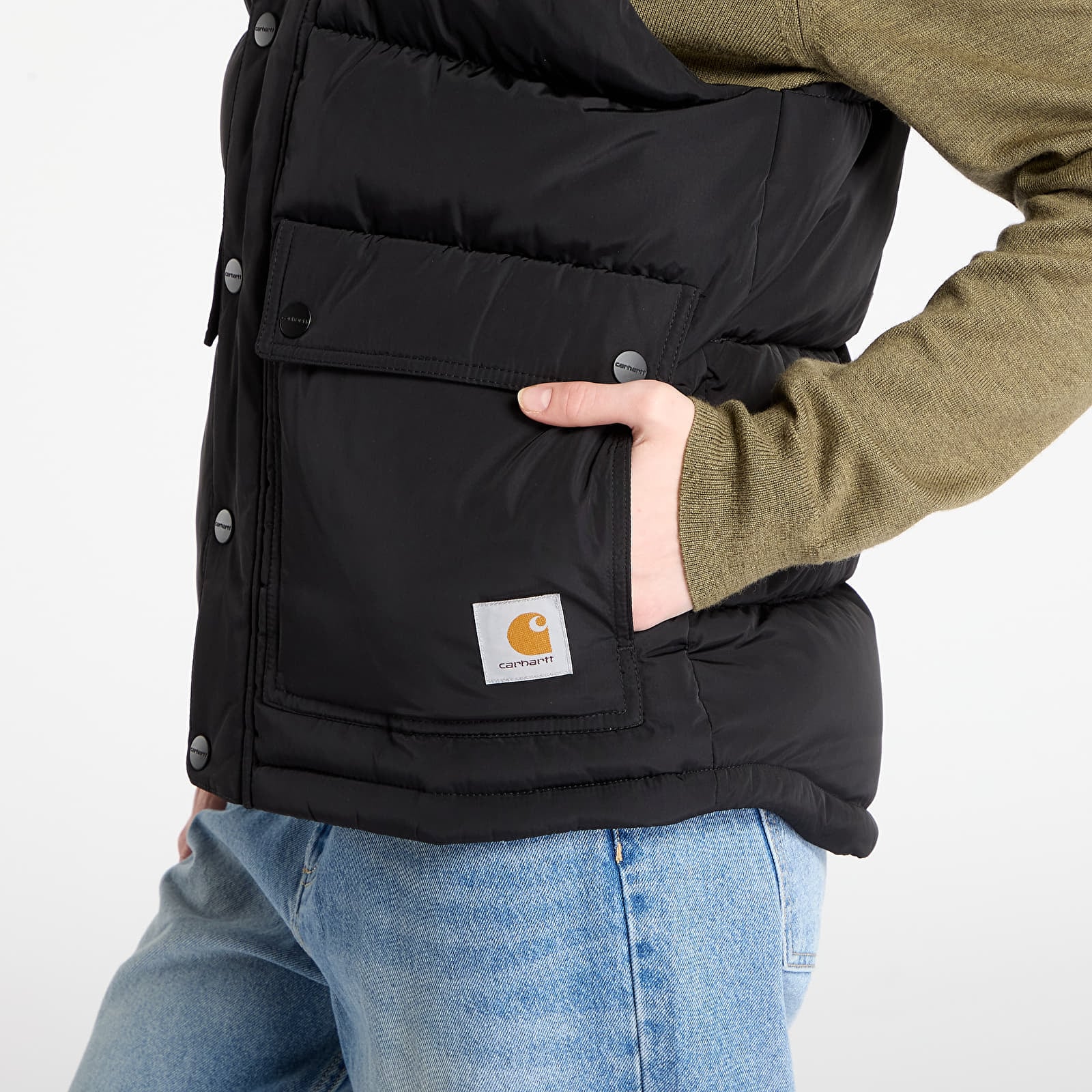 Prsluci Carhartt WIP Brent Vest UNISEX Black