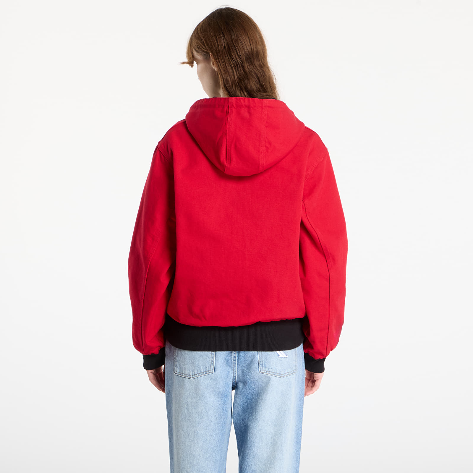 Jakne Carhartt WIP 50 Years Anniversary OG Active Jacket Canvas UNISEX Black/ USA Red Rinsed