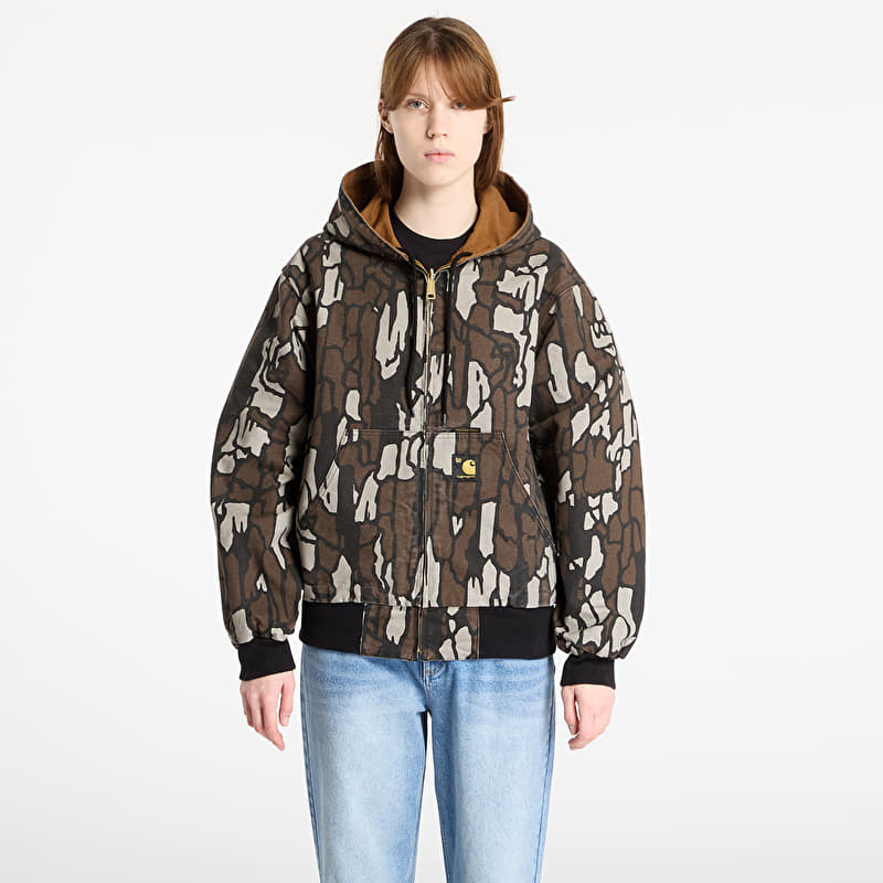 Jas Carhartt WIP 50 Years Anniversary OG Active Jacket Canvas UNISEX Hamilton Brown/ Camo Trebark Risend