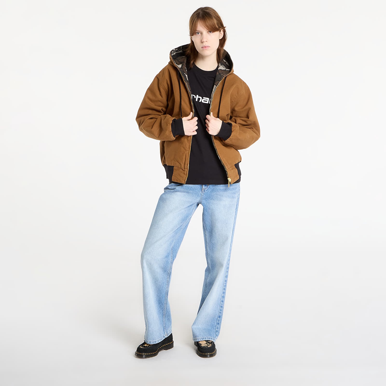 Jakker Carhartt WIP 50 Years Anniversary OG Active Jacket Canvas UNISEX Hamilton Brown/ Camo Trebark Risend