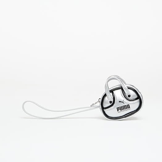 Geantă de mână Puma 1976 Metallic Grip Bag Keychain Silver