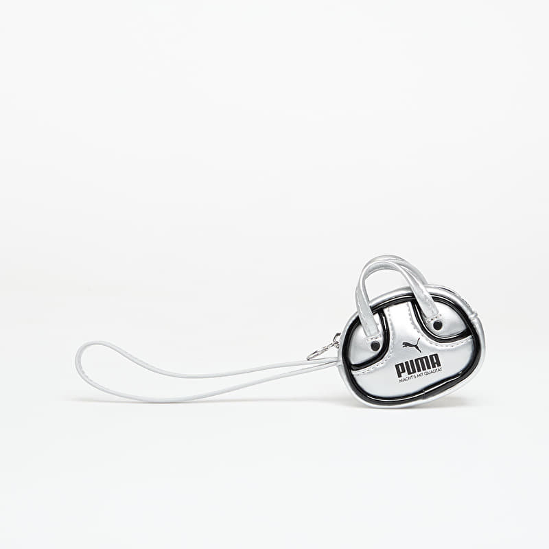 Handväska Puma 1976 Metallic Grip Bag Keychain Silver