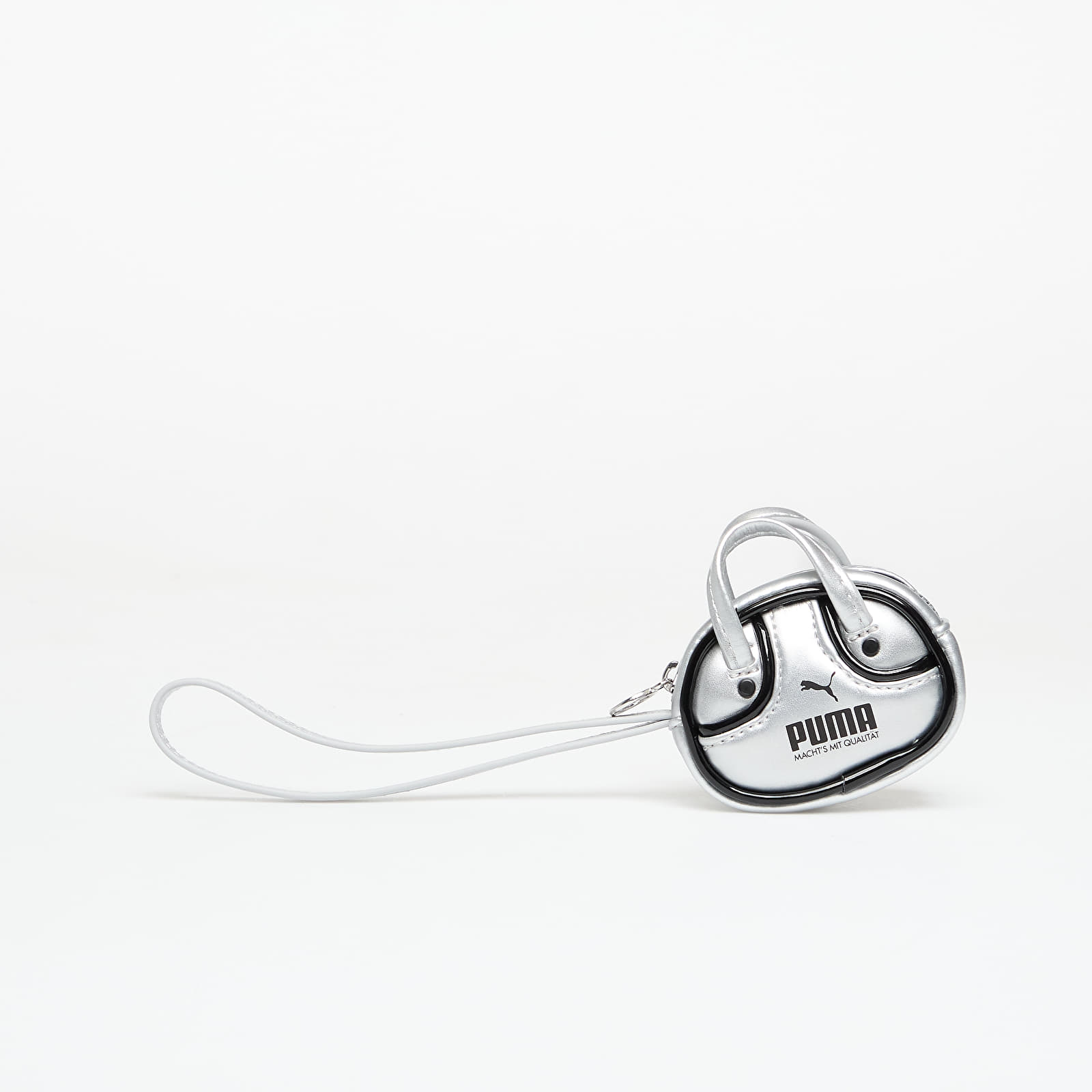Håndvesker for menn Puma 1976 Metallic Grip Bag Keychain Silver