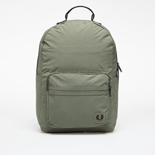 Rucksack FRED PERRY Nylon Badge Backpack Lrl Wrth Green
