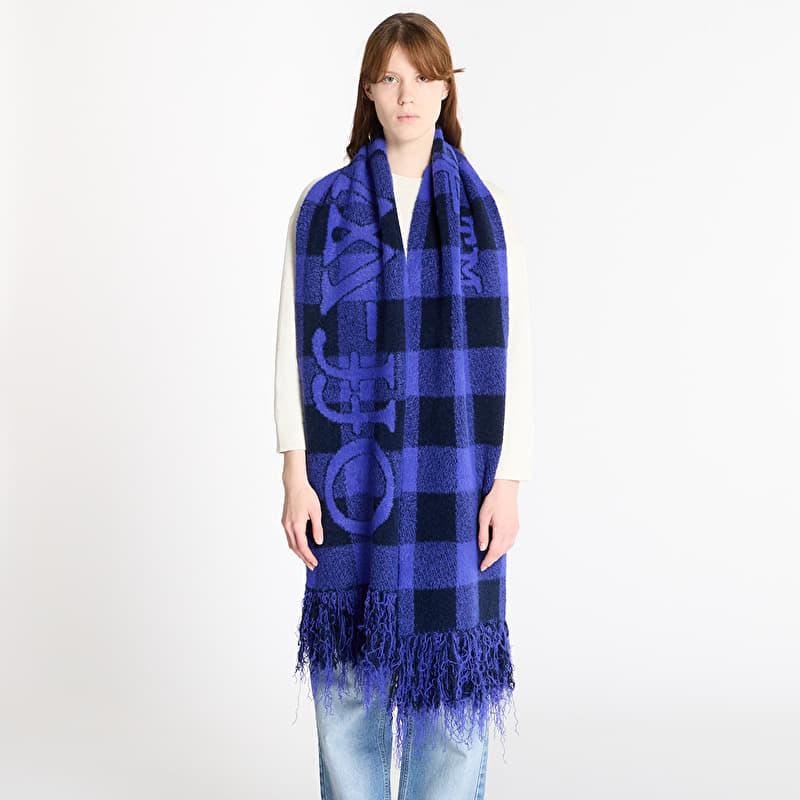 Off-White Bookish Check S Cobalt Blue/ Light Blue