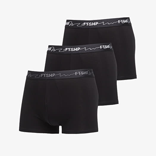 Boksershorts FTSHP Mens Boxers 3-Pack Black