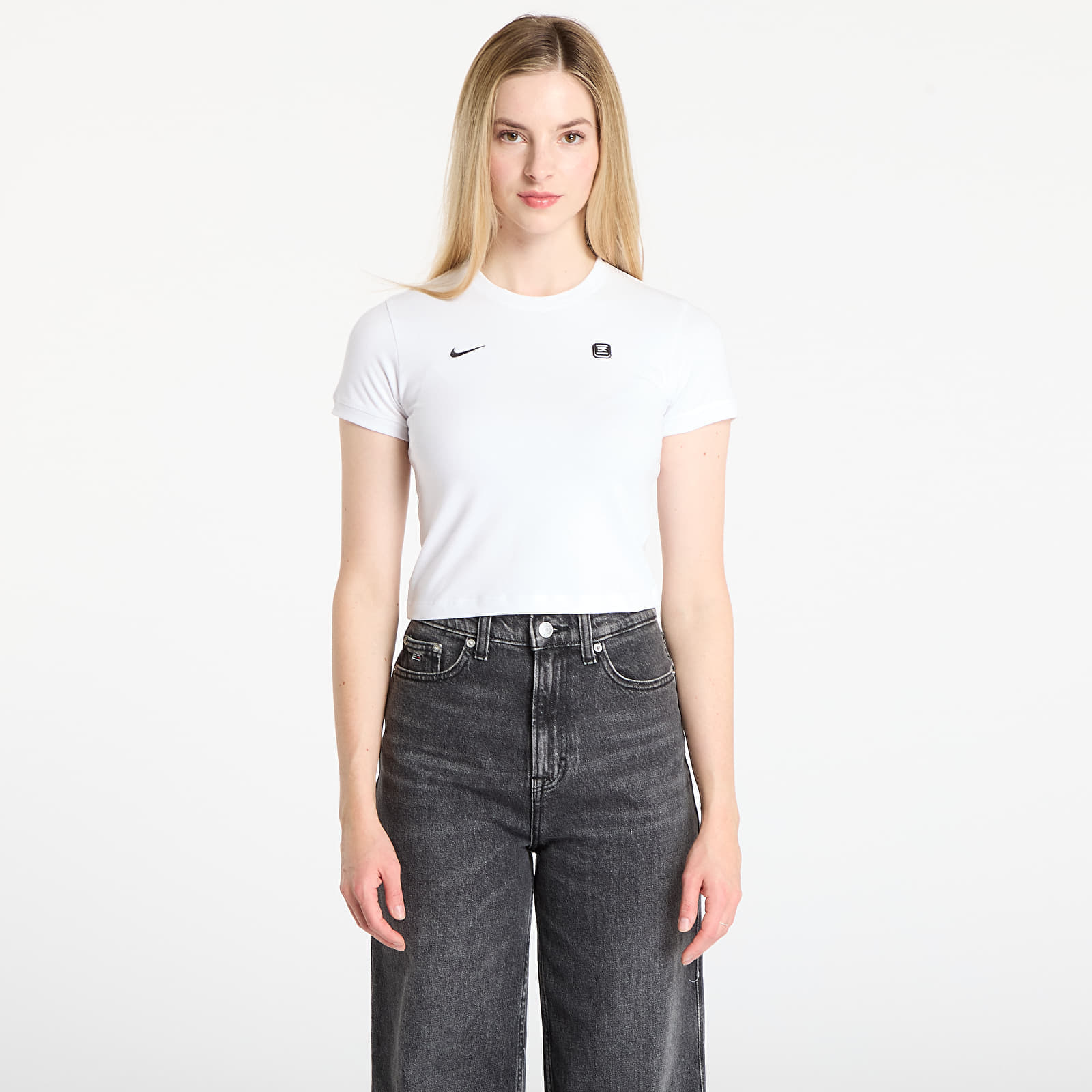 Tricou Nike Sportswear Shox Womens Tight T-Shirt White M