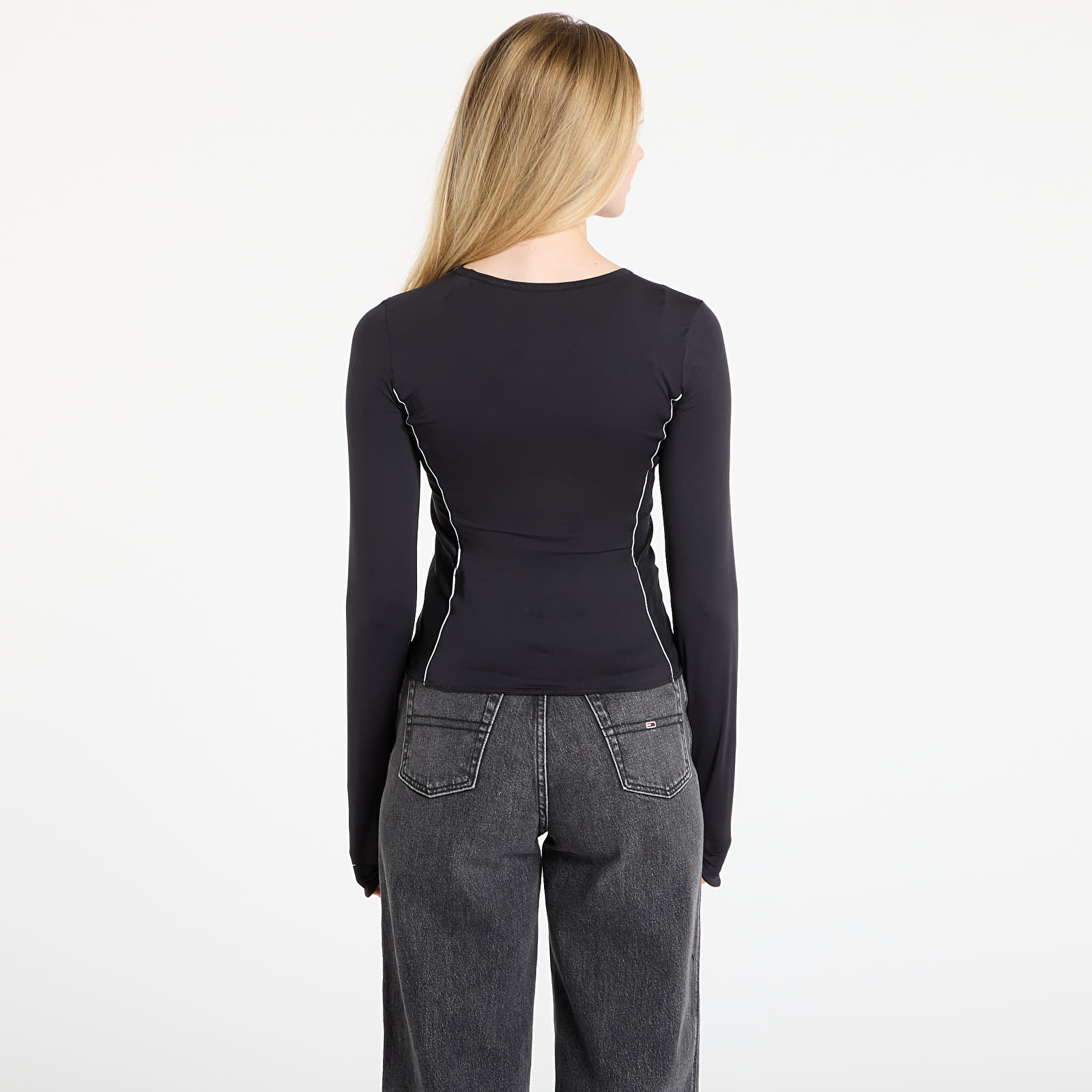 Topy Nike Sportswear Shox Women's Long-Sleeve Top Black/ Black