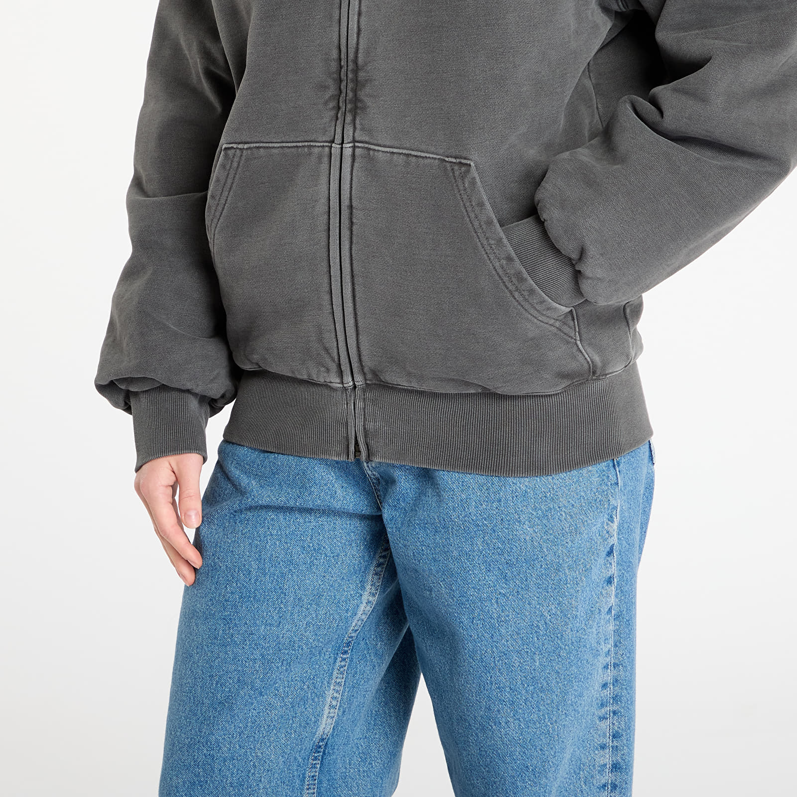 Hoodies für Männer Carhartt WIP Hooded Vista Jacket Black Garment Dyed