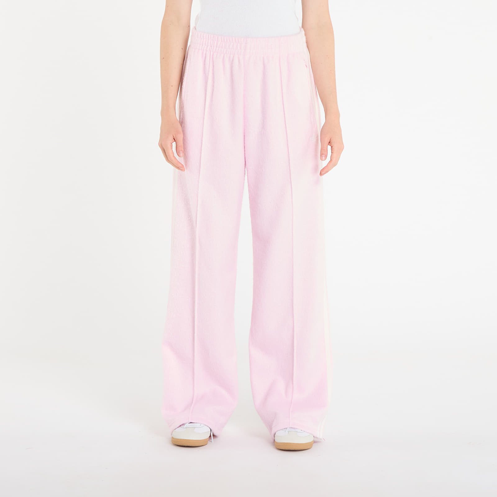 Ženske hlače adidas Mohair Fb Track Pants Clear Pink