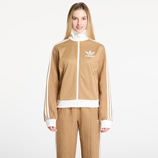 Світшот adidas Knit Classic Track Top Cardboard