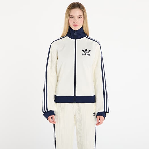 Світшот adidas Knit Classic Track Top Off White