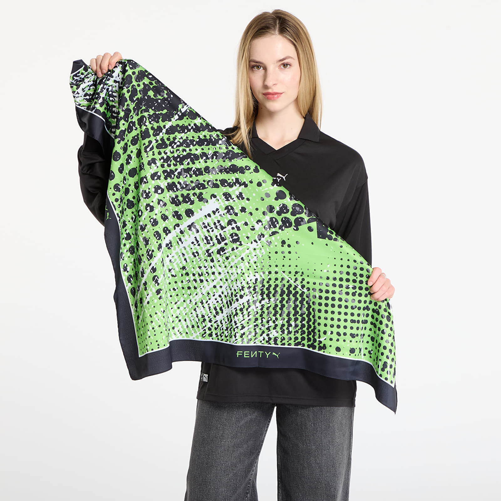 PUMA x FENTY Scarf Elektro Green/ PUMA Black Universal
