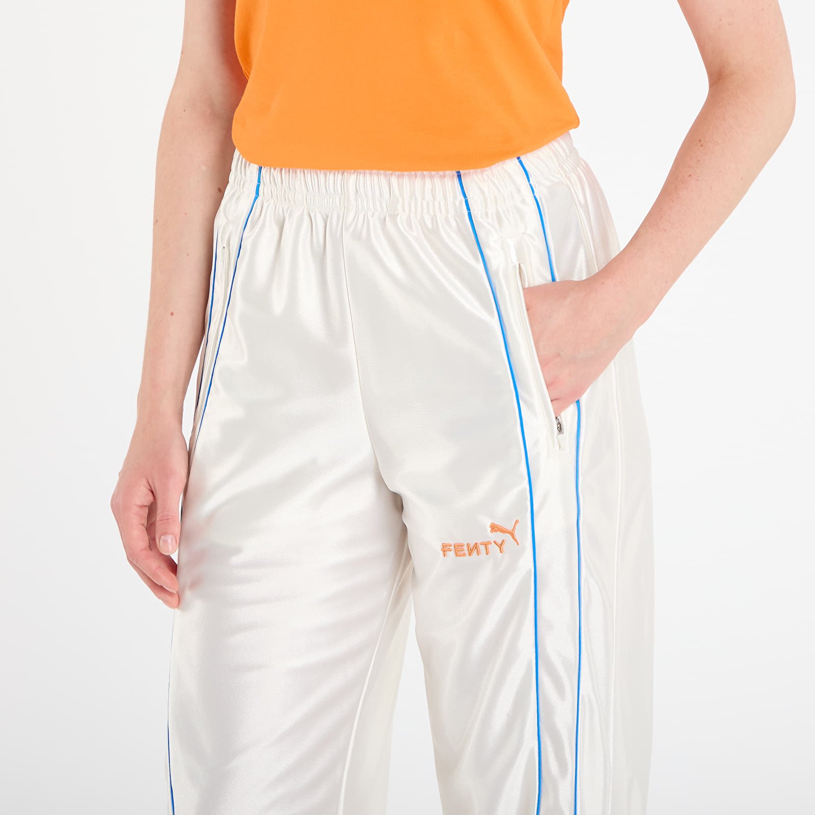 Jogginghosen für Männer Puma x FENTY T7 Piping Track Pants UNISEX Warm White