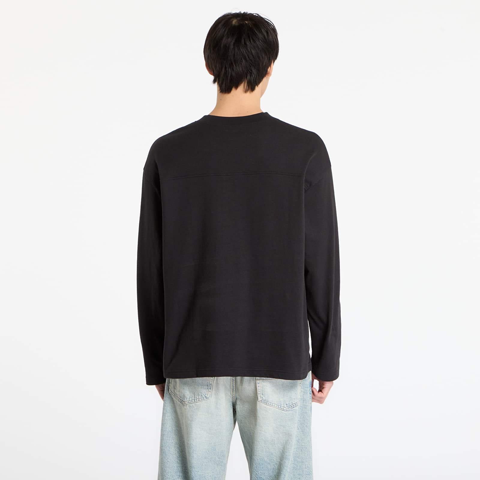 Men's jerseys OBEY Football Jersey Ls Black