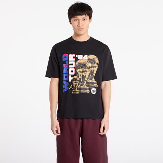 Jordan M NC World Tour SS Crew Black