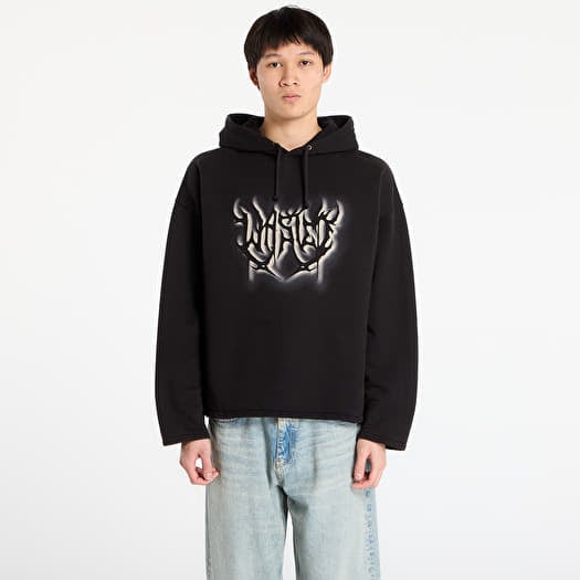 Sweatshirt Wasted Paris M Sword Straight Hoodie Faded Black
