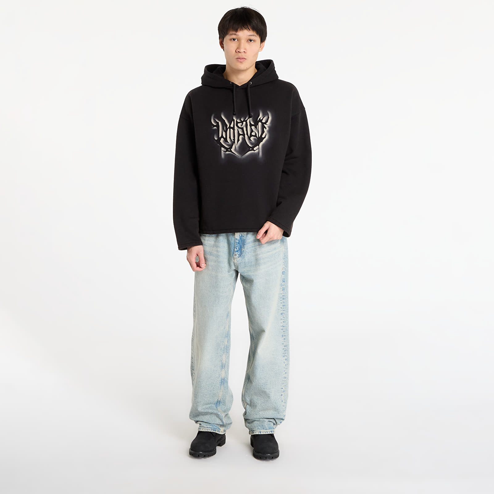 Hoodies en truien Wasted Paris M Sword Straight Hoodie Faded Black