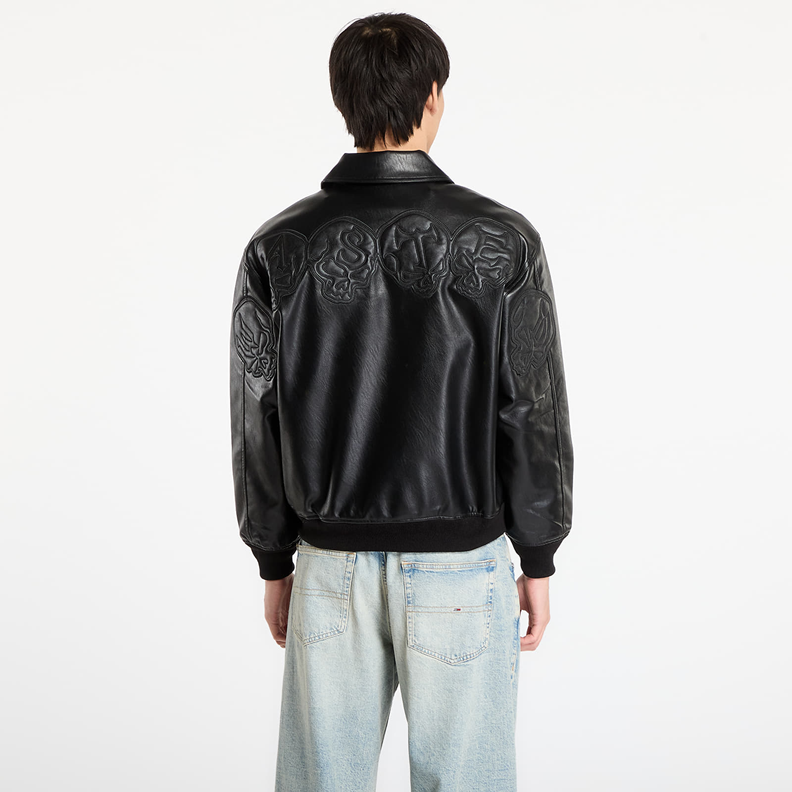 Herenjassen Wasted Paris M Bury Varsity Jacket Black