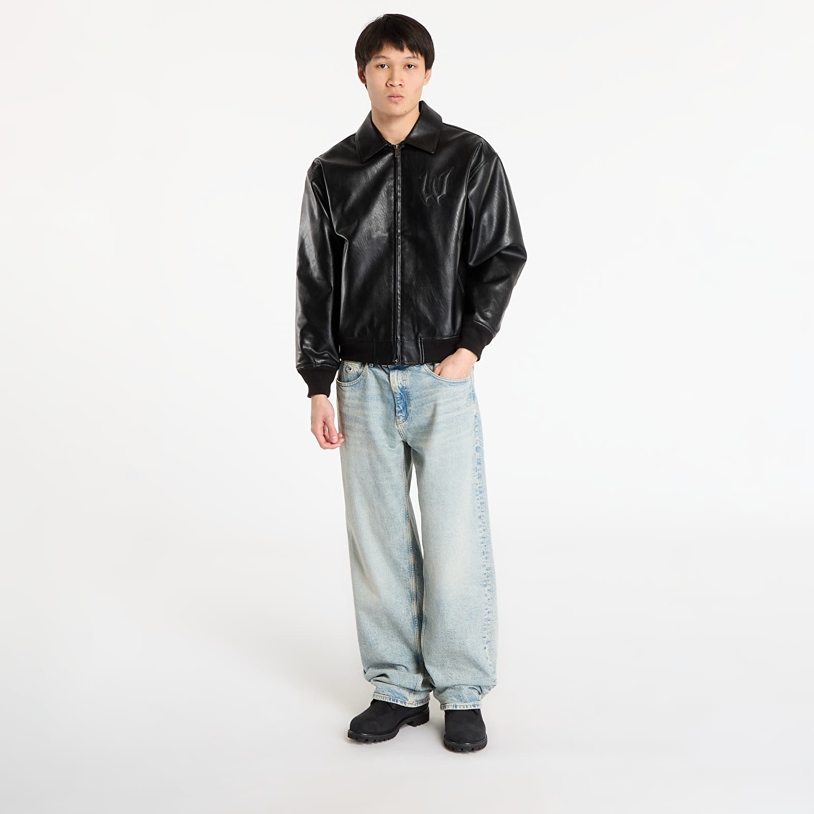 Herenjassen Wasted Paris M Bury Varsity Jacket Black