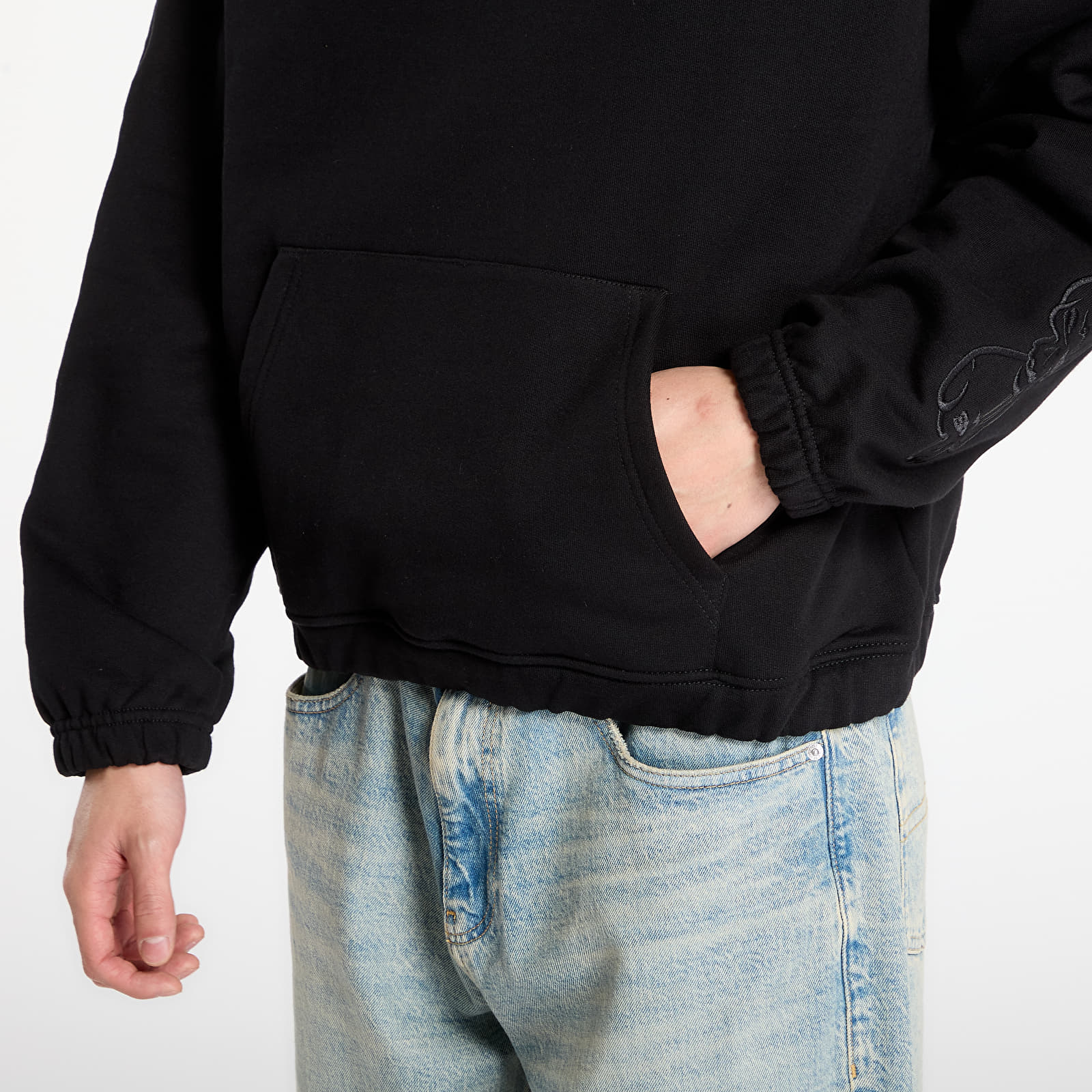 Hoodies en truien Wasted Paris M Bury Boxy Hoodie Black