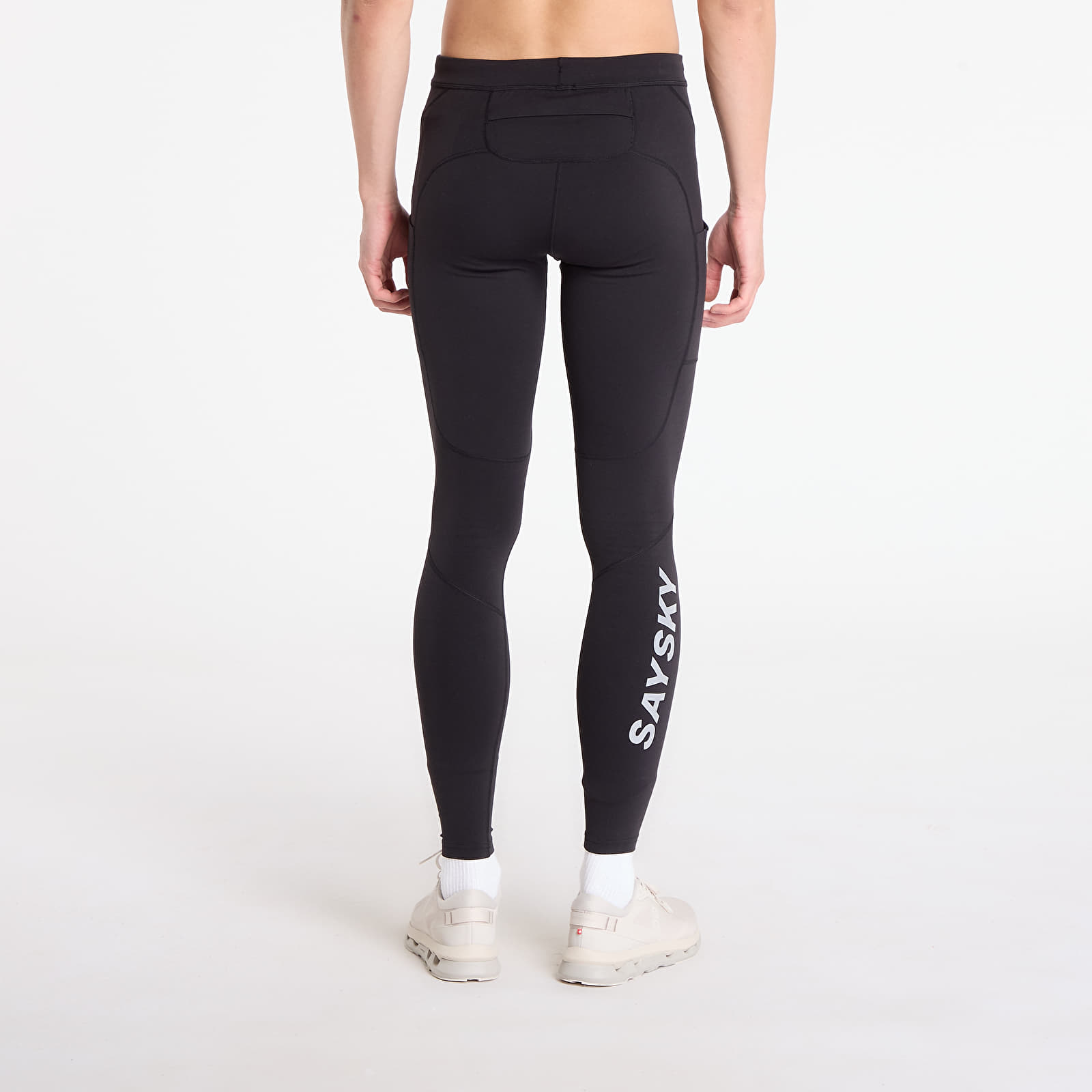 Leggings für Herren SAYSKY Blaze+ Long Winter Tights Unisex Black