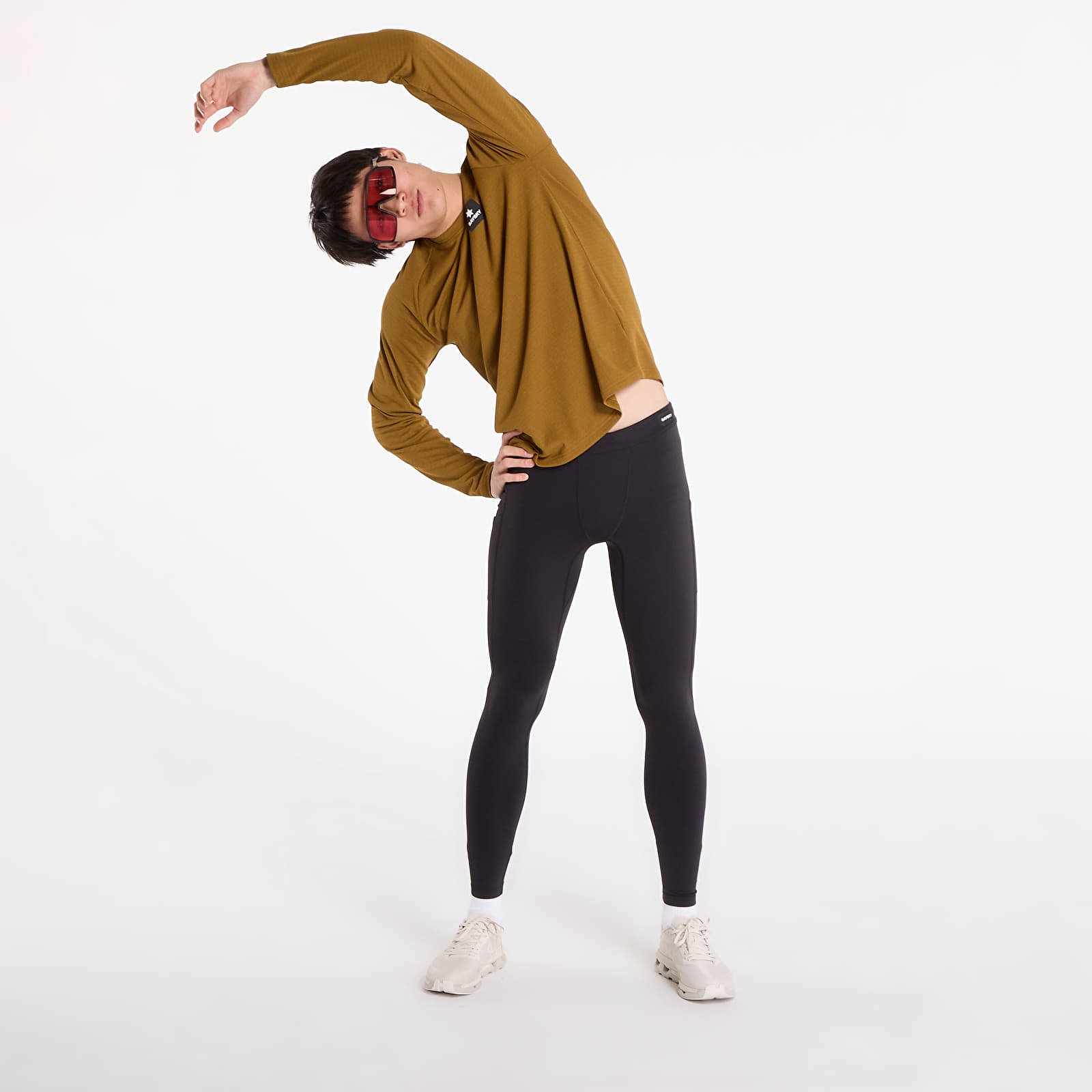 Leggings für Herren SAYSKY Blaze+ Long Winter Tights Unisex Black