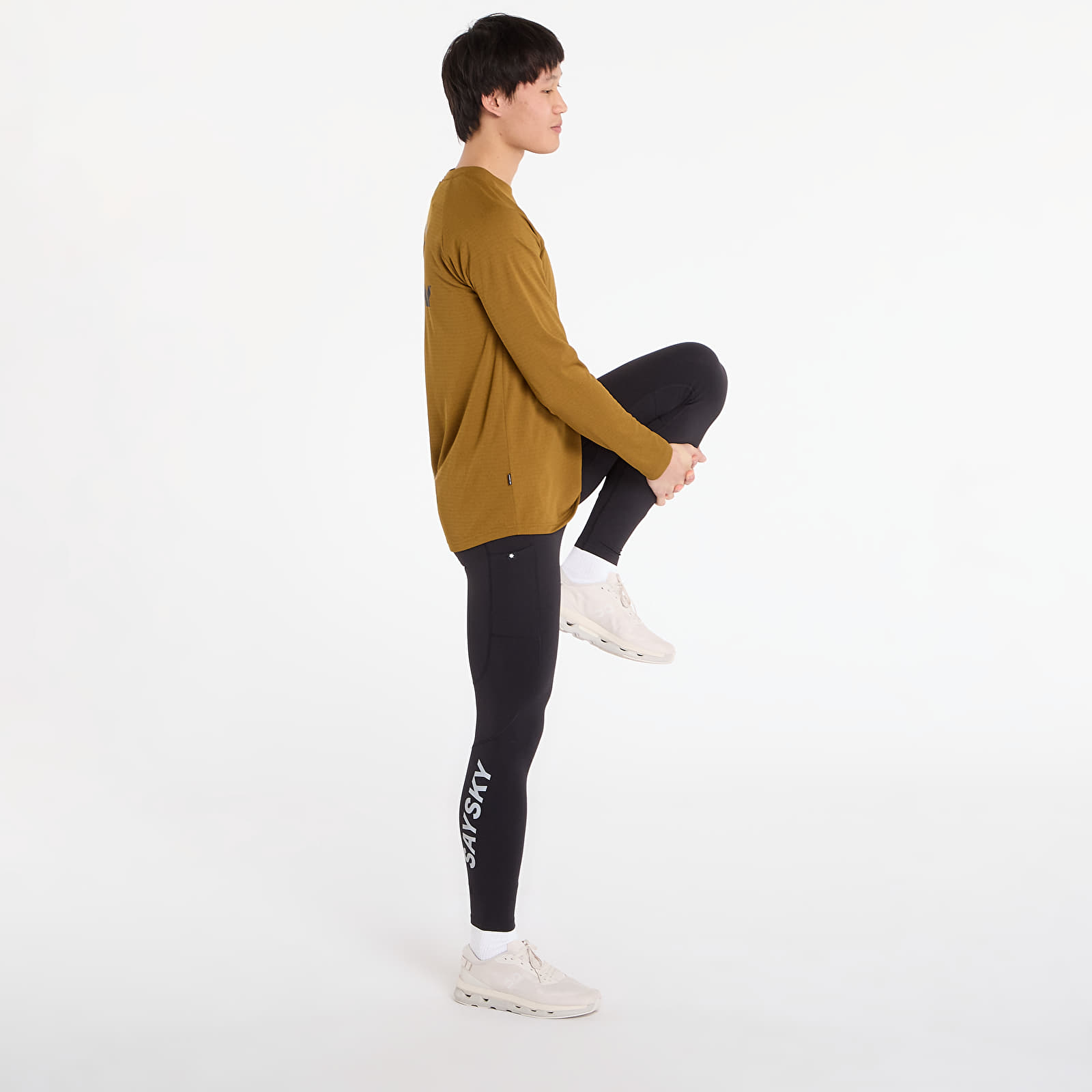 Hoodies für Männer SAYSKY Blaze Long Sleeve Light Fleece Camel