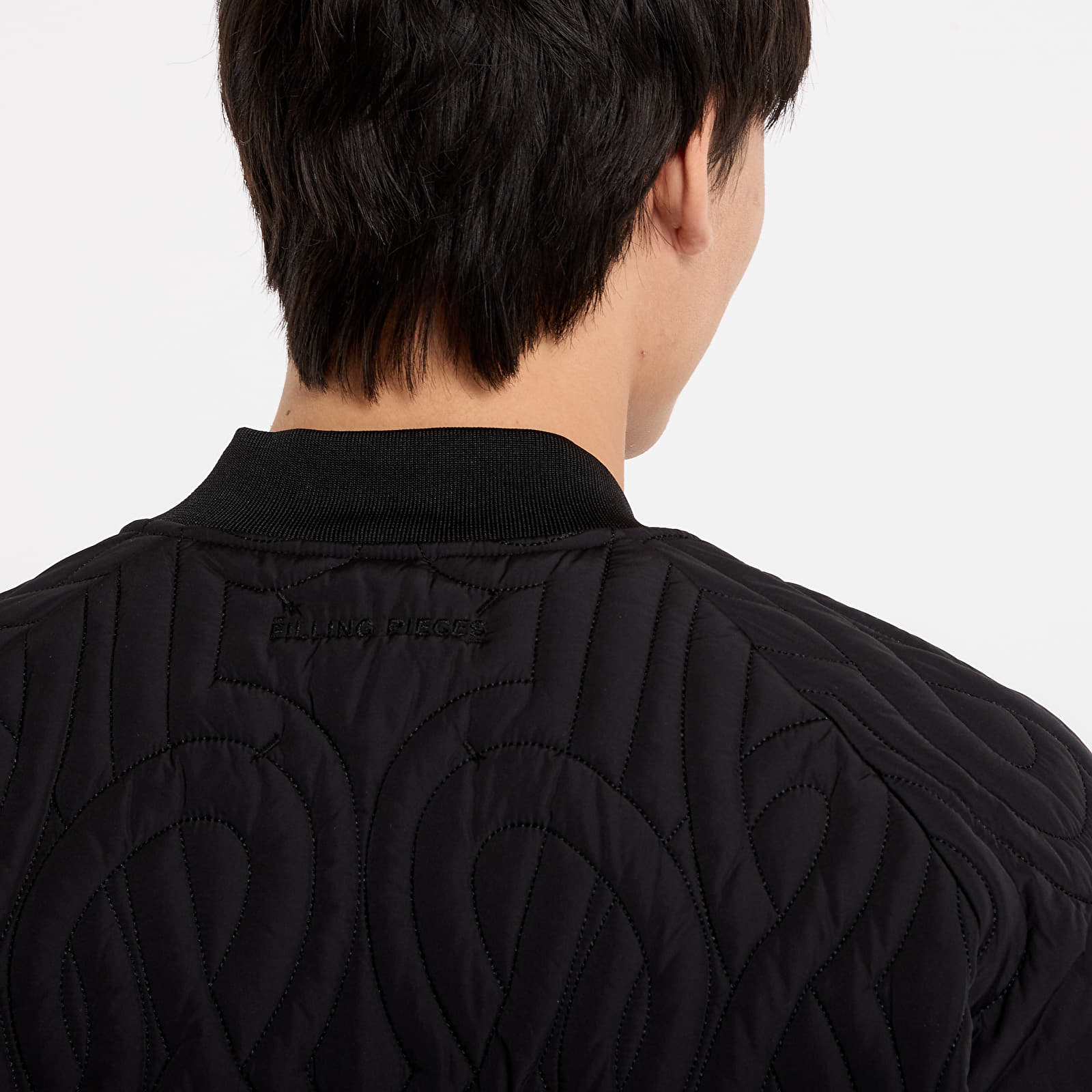 Ανδρικά σακάκια Filling Pieces Bomber Quilted Black