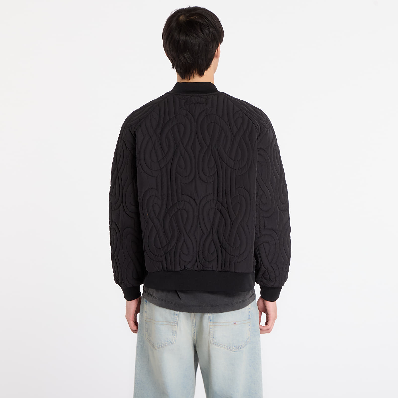 Ανδρικά σακάκια Filling Pieces Bomber Quilted Black