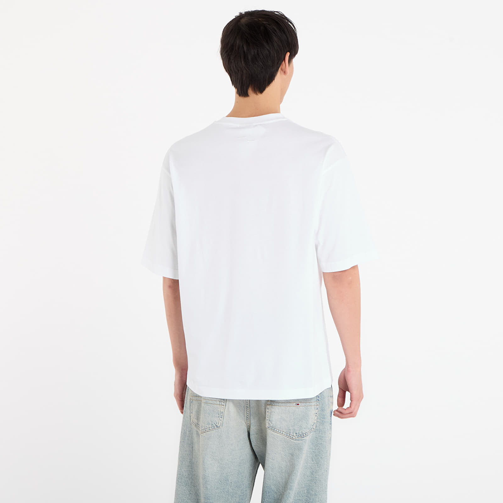 T-paidat Filling Pieces T-Shirt Boxy Embroidered White