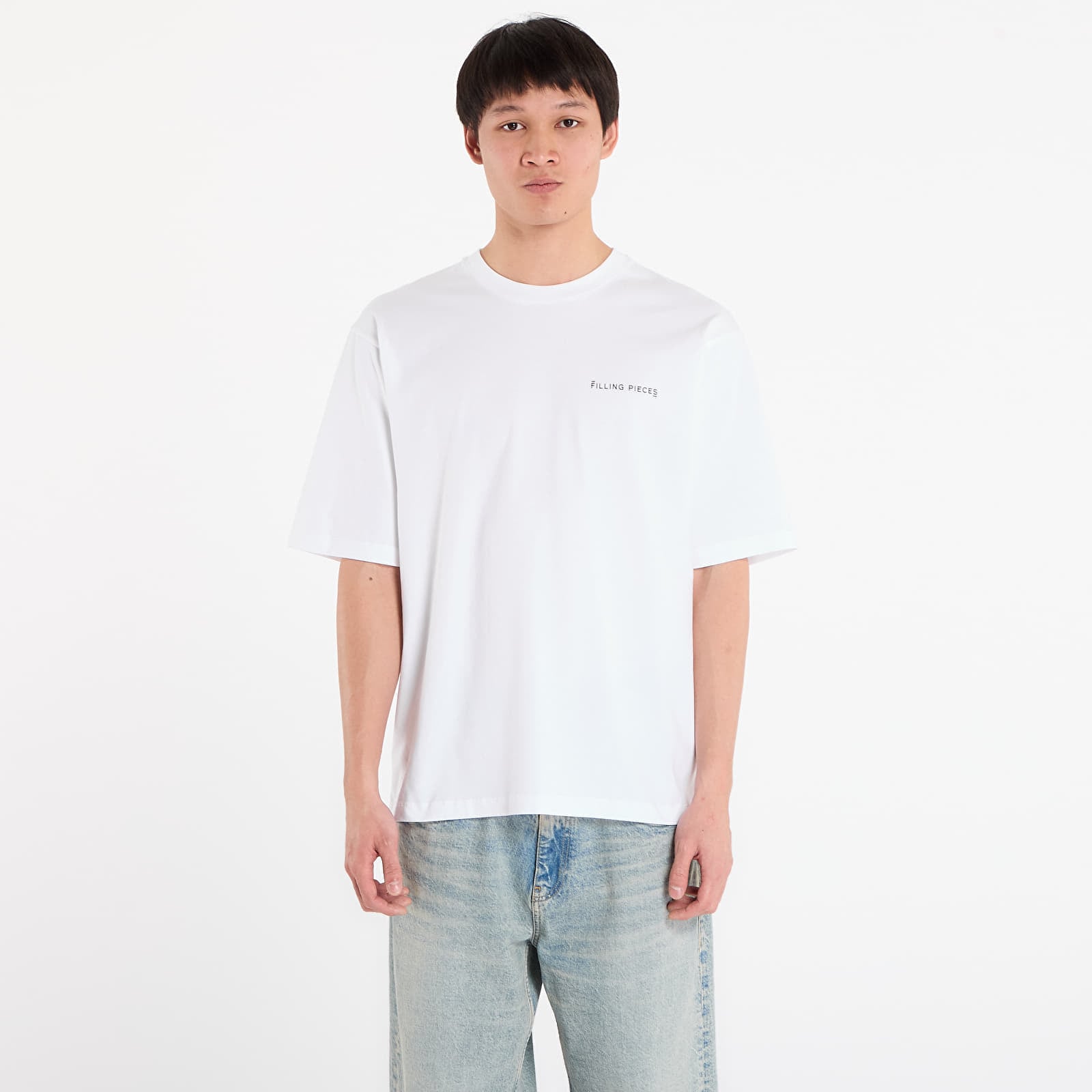 Tricou Filling Pieces T-Shirt Boxy White XL