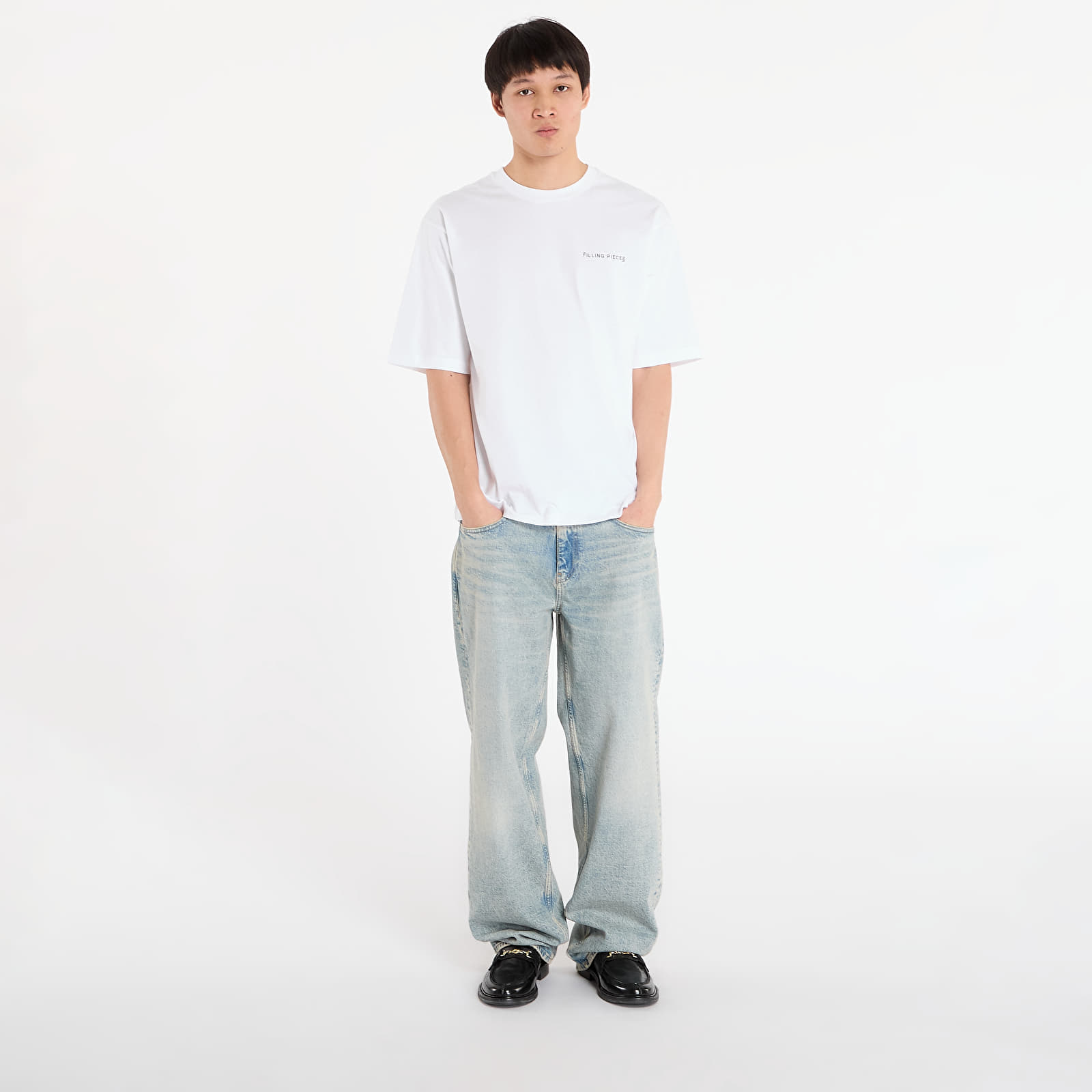 Tricouri bărbați Filling Pieces T-Shirt Boxy White