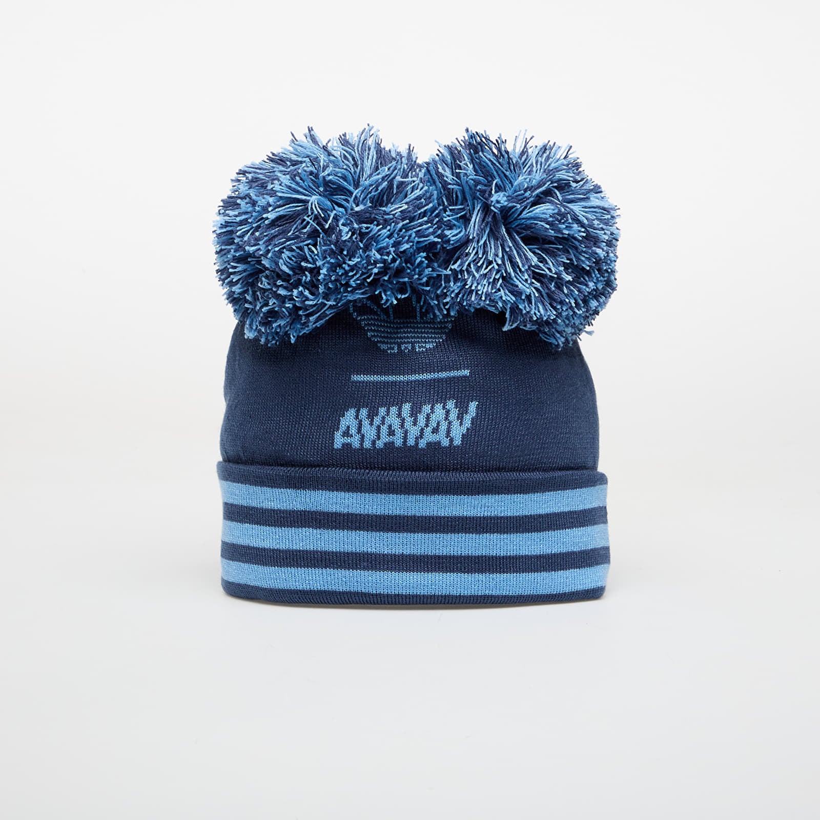 Șapcă adidas x AVAVAV Pom Pom Beanie Navy Marine/ Light Blue OSFM