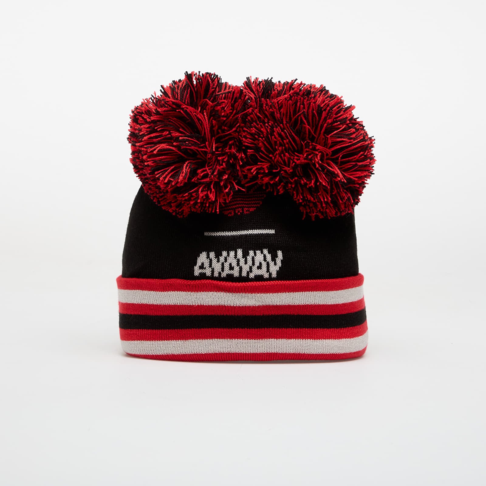 Șapcă adidas x AVAVAV Pom Pom Beanie Black/ Better Scarlet OSFM