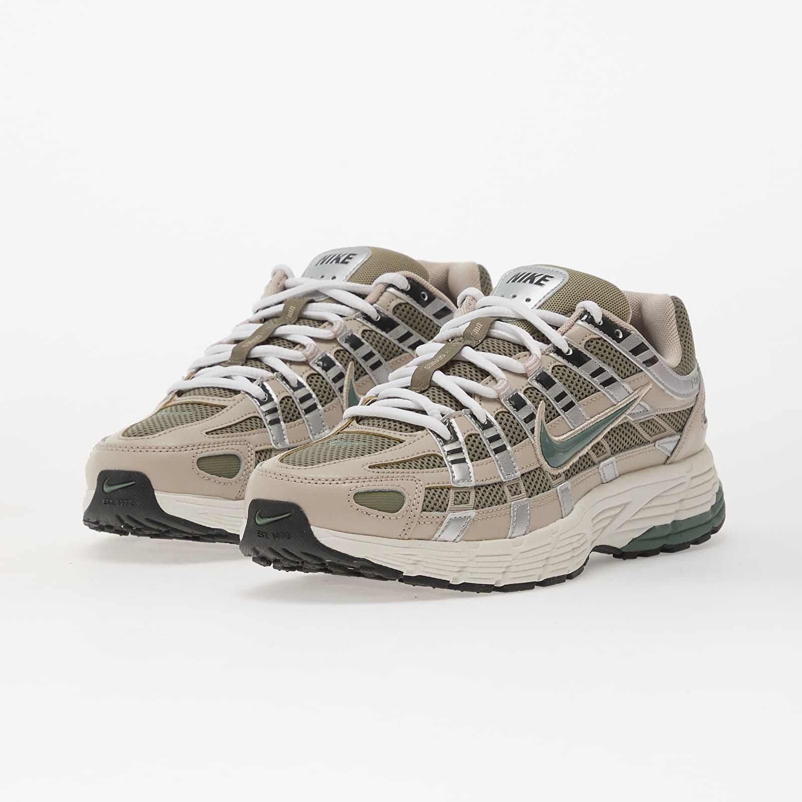 Herren Sneaker und Schuhe Nike P-6000 Cream Ii/ Clay Green-Anthracite