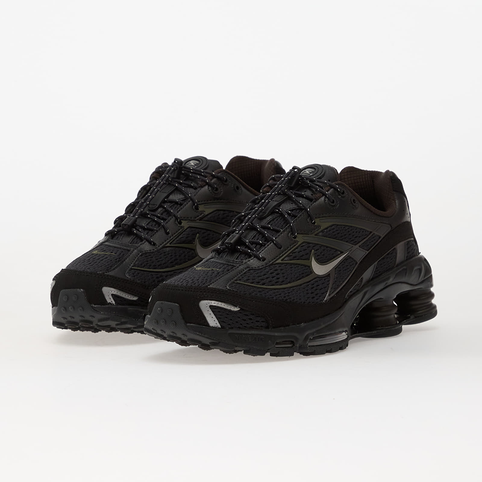 Încălțăminte și sneakerși pentru bărbați Nike Shox Ride 2 Off Noir/ Reflect Silver-Velvet Brown
