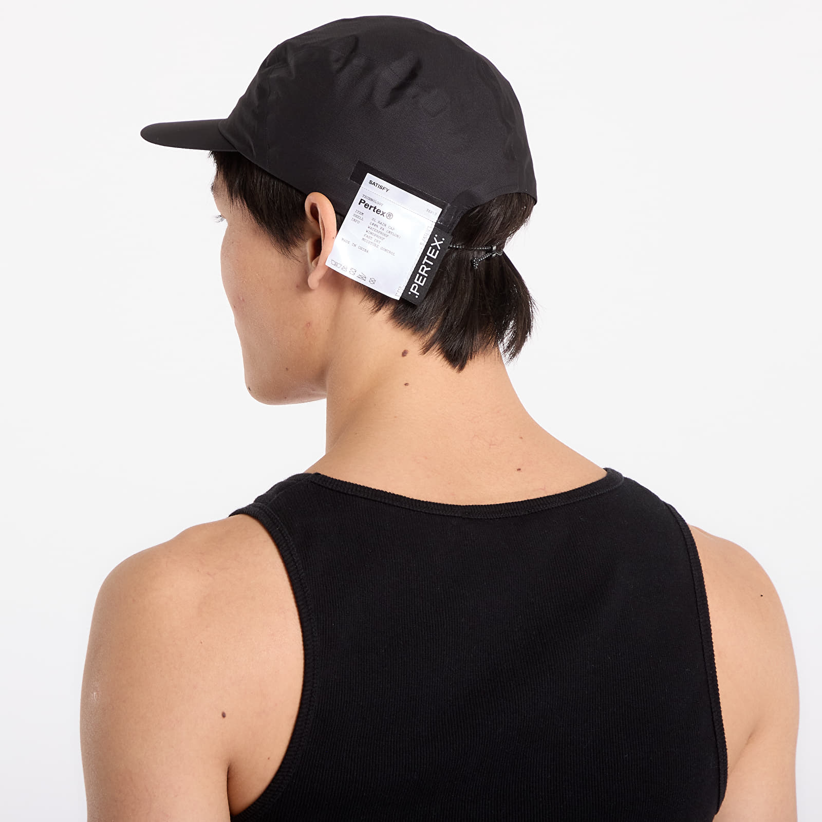 Men's caps Satisfy Pertex 3L Rain Cap Black