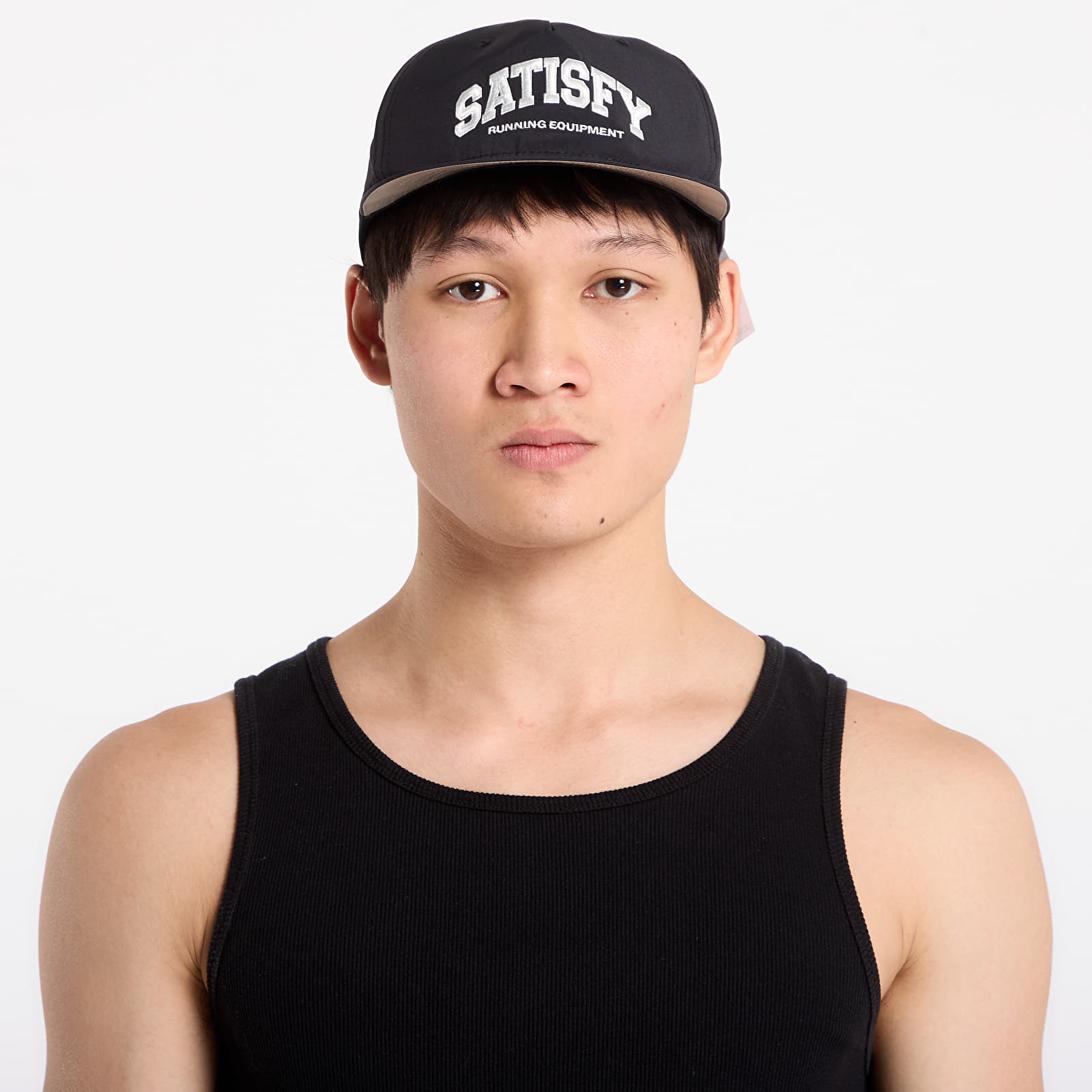 Men's caps Satisfy FliteSilk 5 Panel Pinch Cap Black