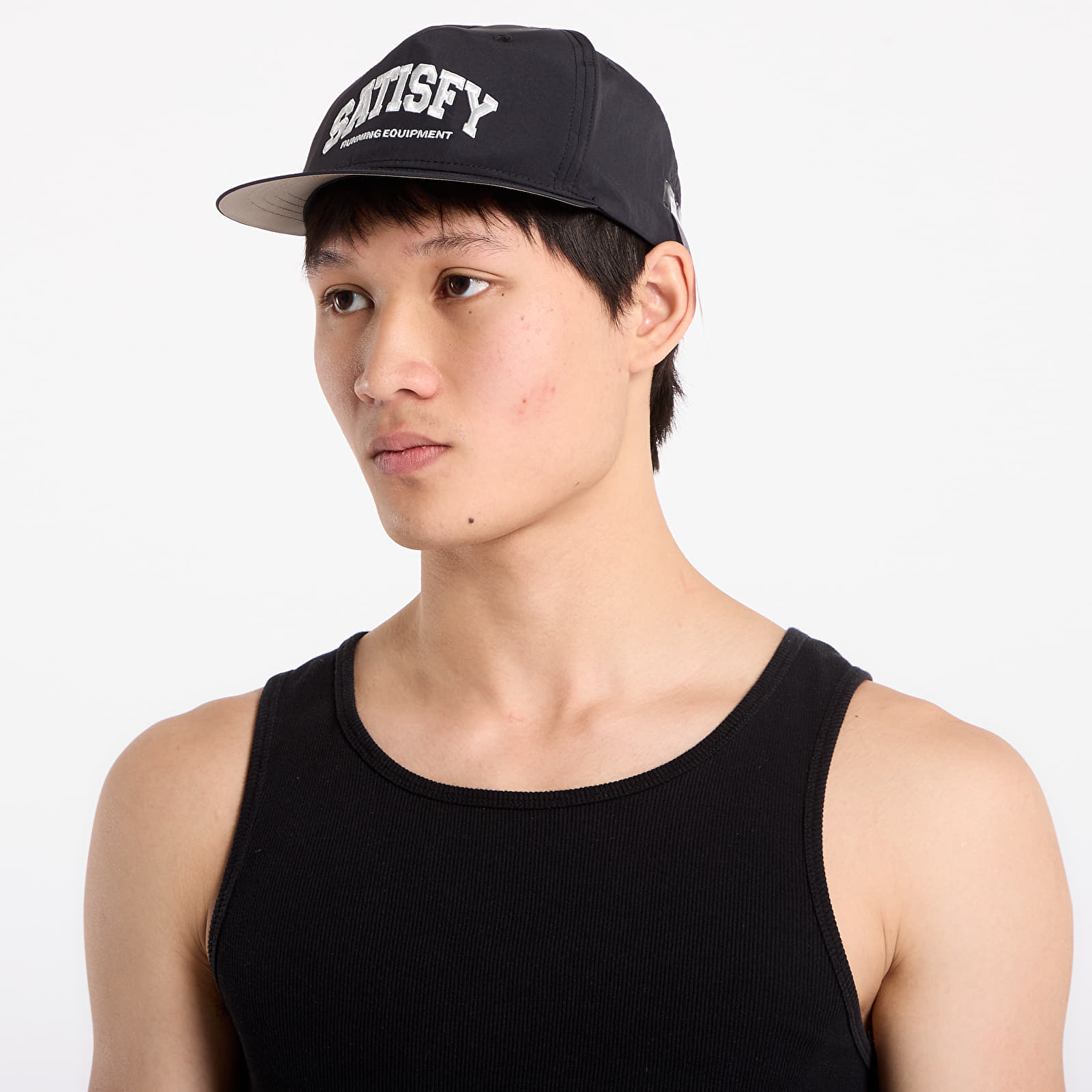 Men's caps Satisfy FliteSilk 5 Panel Pinch Cap Black