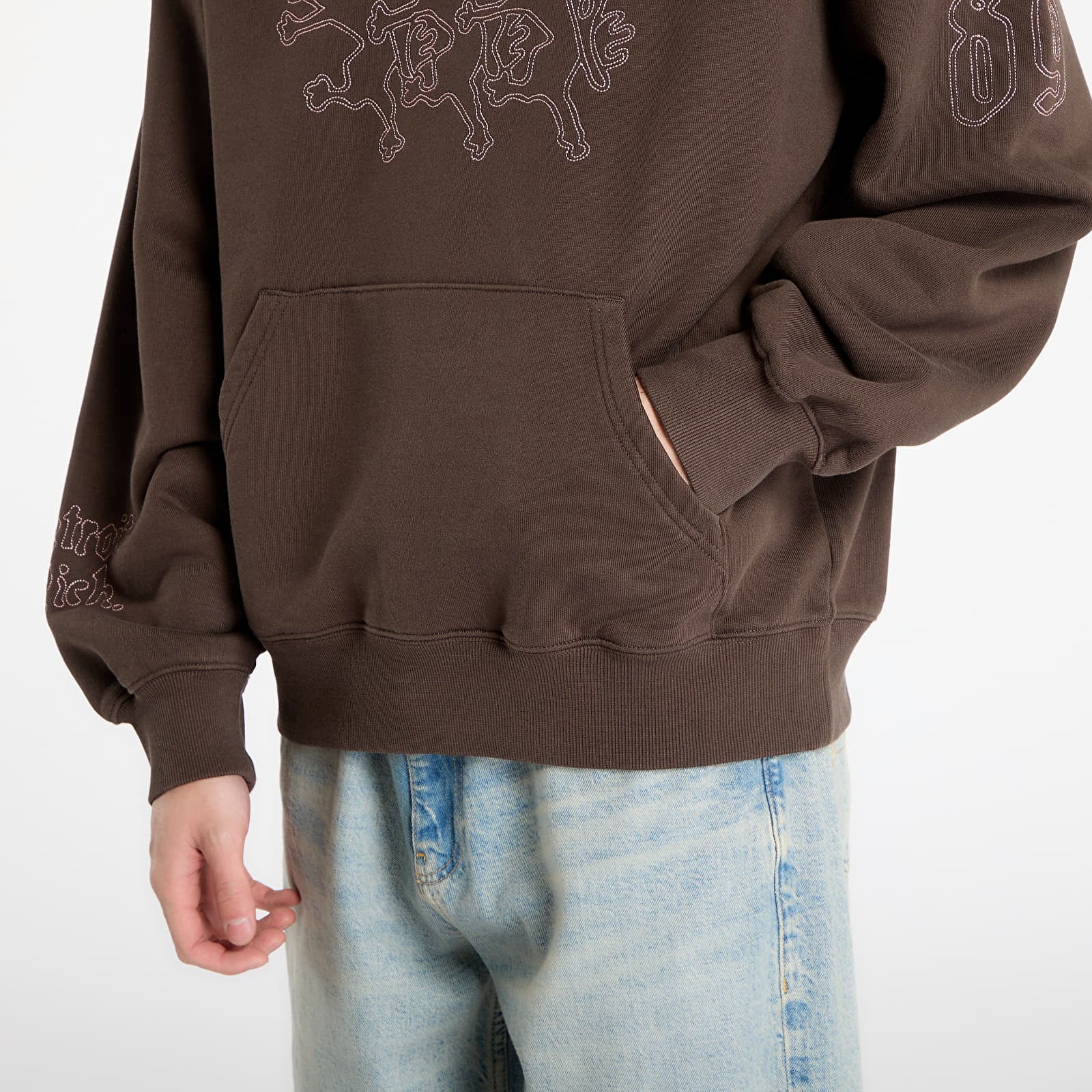 Sweatshirts Carhartt WIP Hooded Hackwork Sweat Vitola/ Glassy Pink