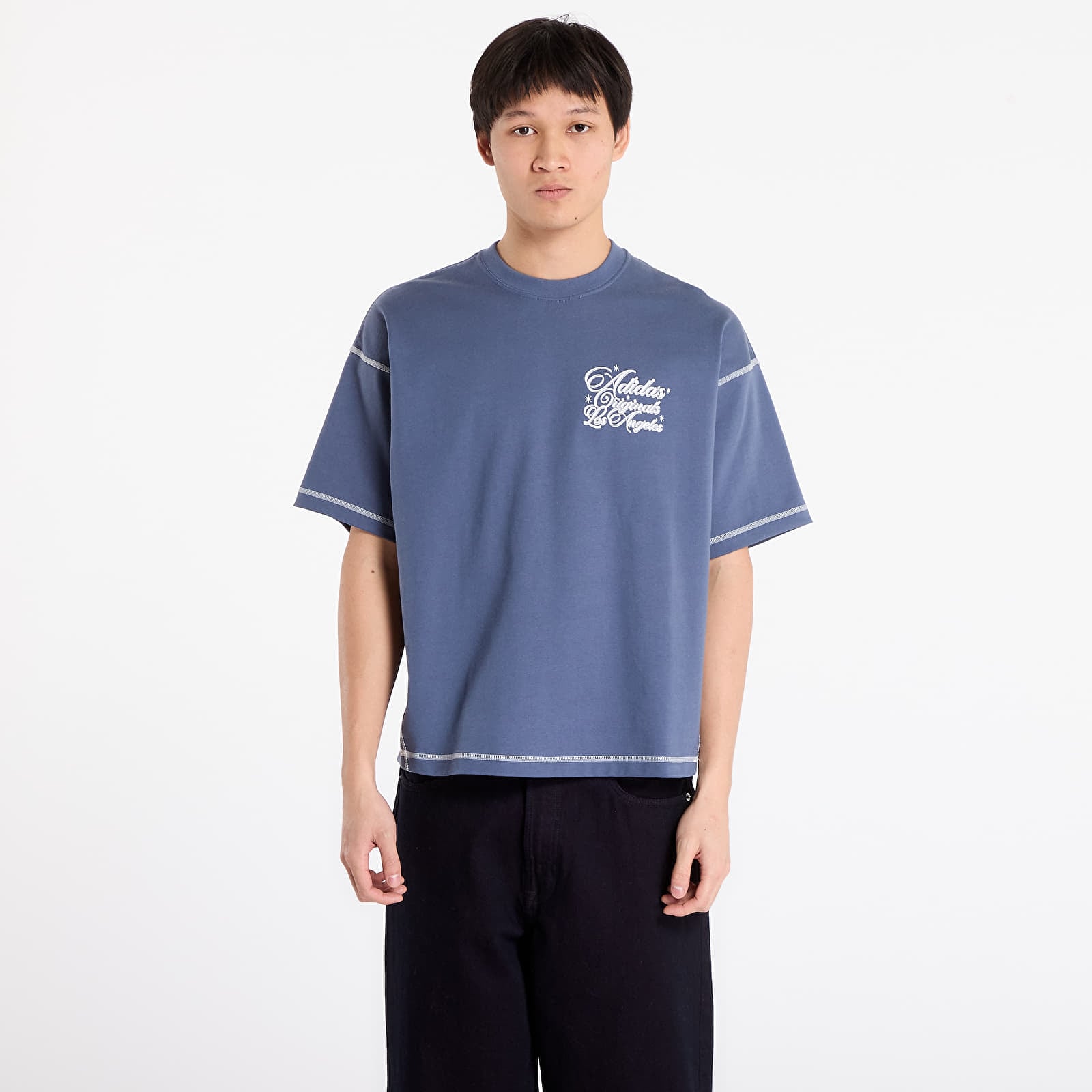 T-paidat adidas x LA Originals Wilshire SS T-Shirt Preloved Ink