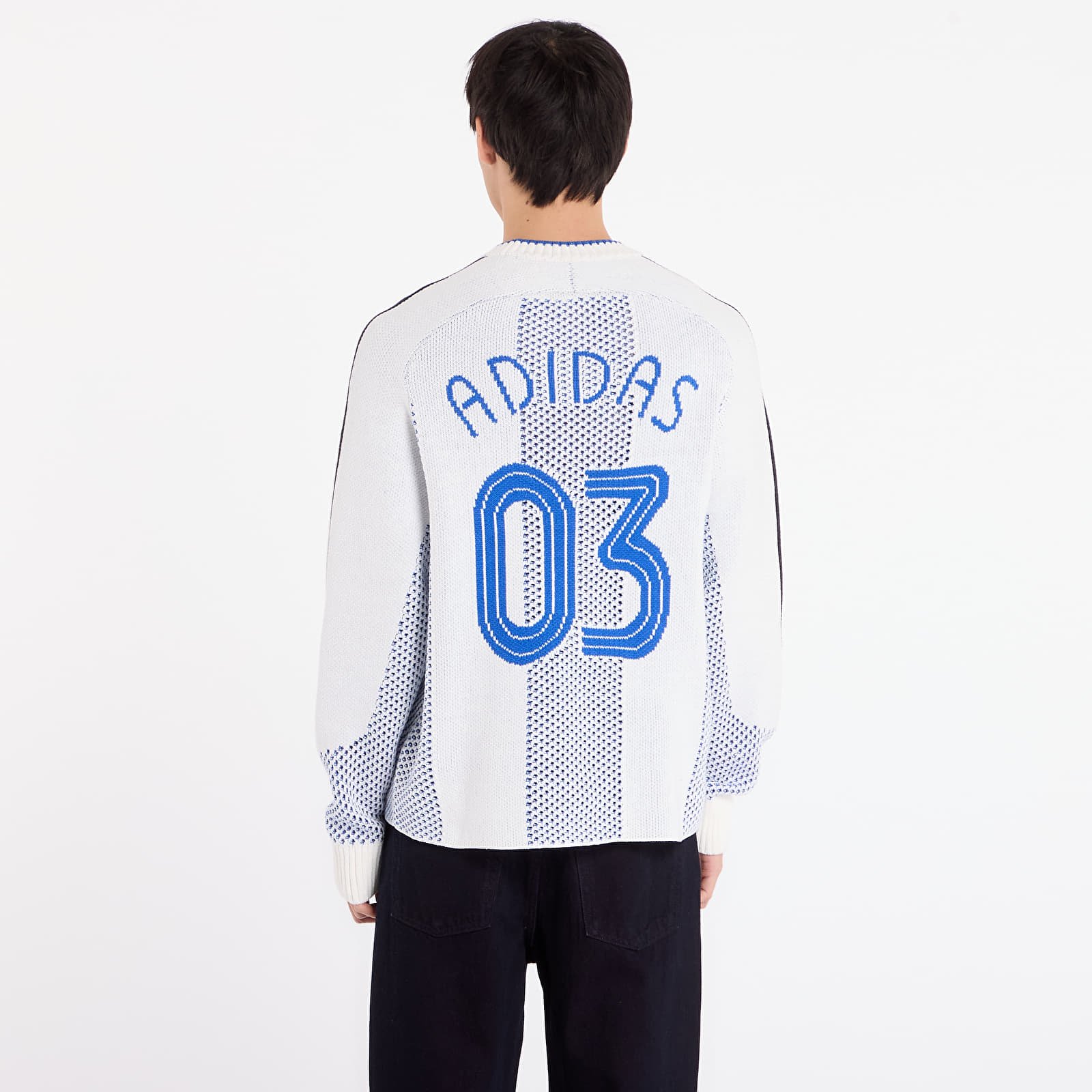 Pullover adidas Adicolor Blokecore Longsleeves Light Weight Pullover UNISEX White