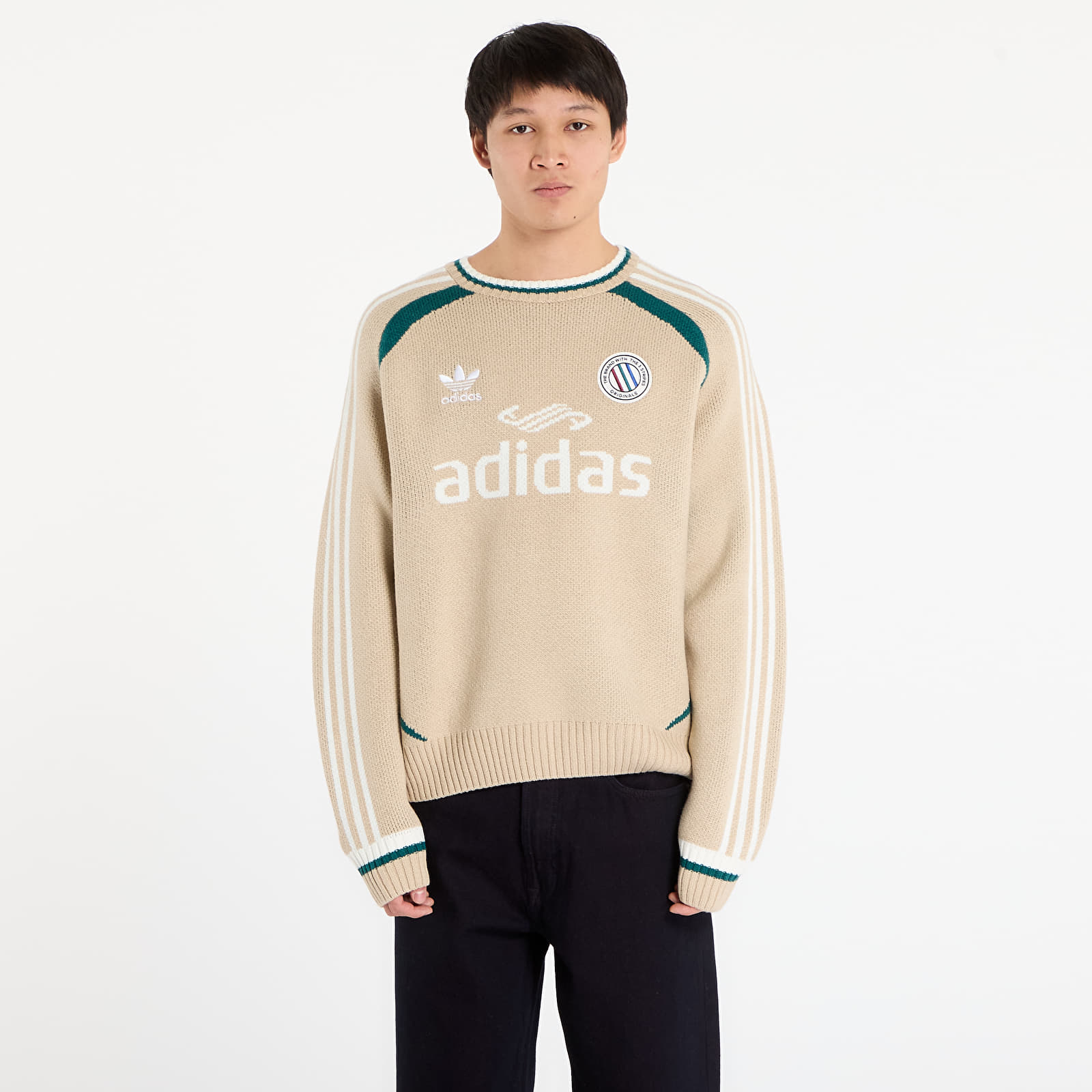 Casacos com capuz para homem adidas Adicolor Blokecore Pullover UNISEX Wonder Beige